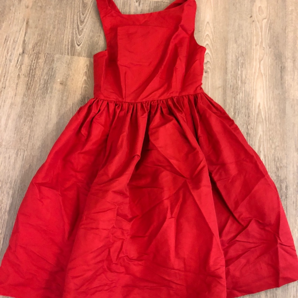 Red Kate Spade dress with bow